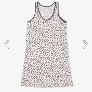 NWT - Little Sleepies Women's Luxe Leopard Sleeveless Nightgown